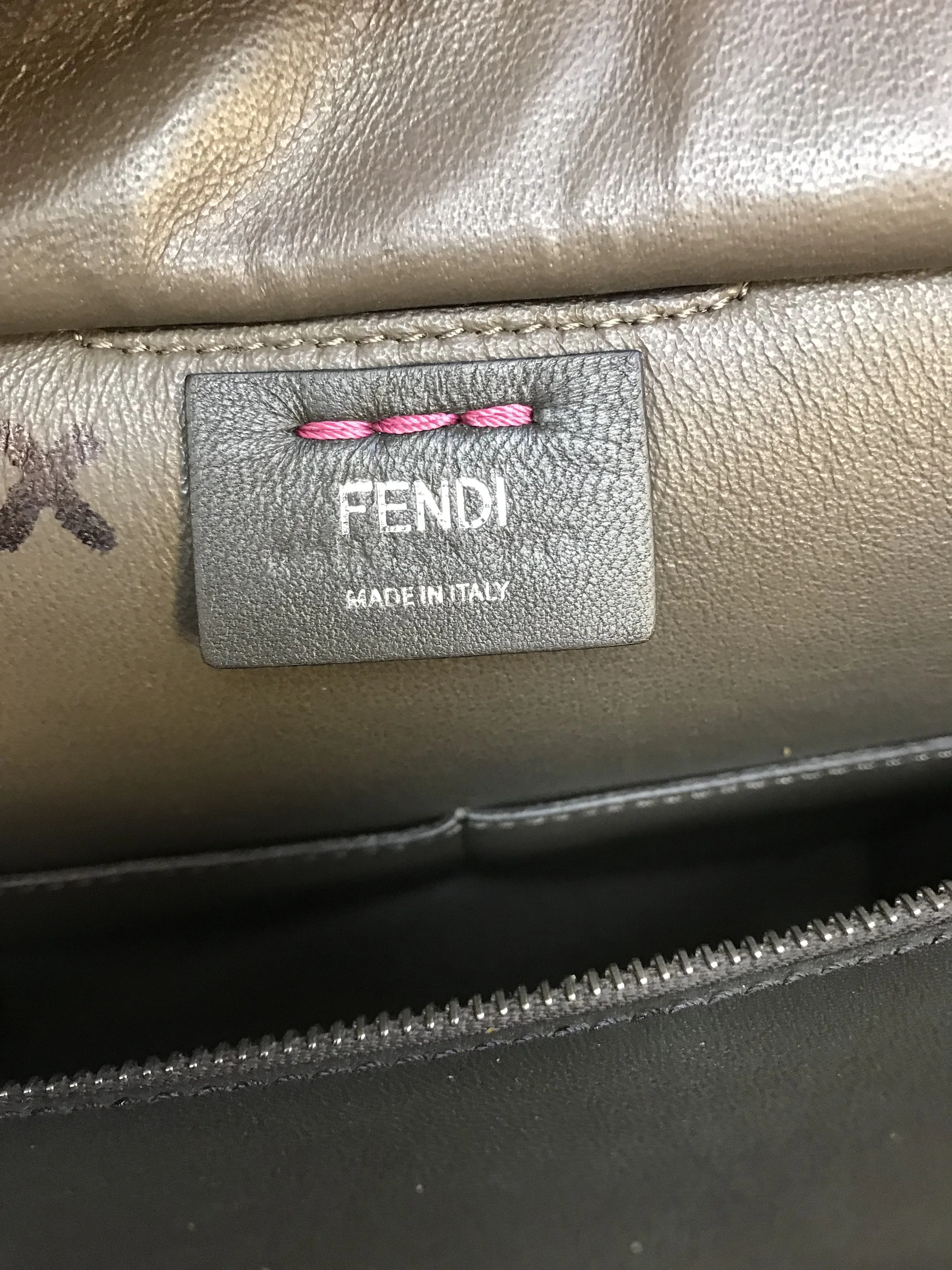 Fendi  Leather 3Jours Tote Bag