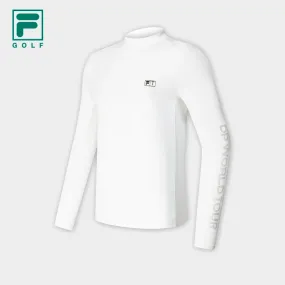 FILA CORE ATHLETICS GOLF Mens Long Sleeve Tee in White