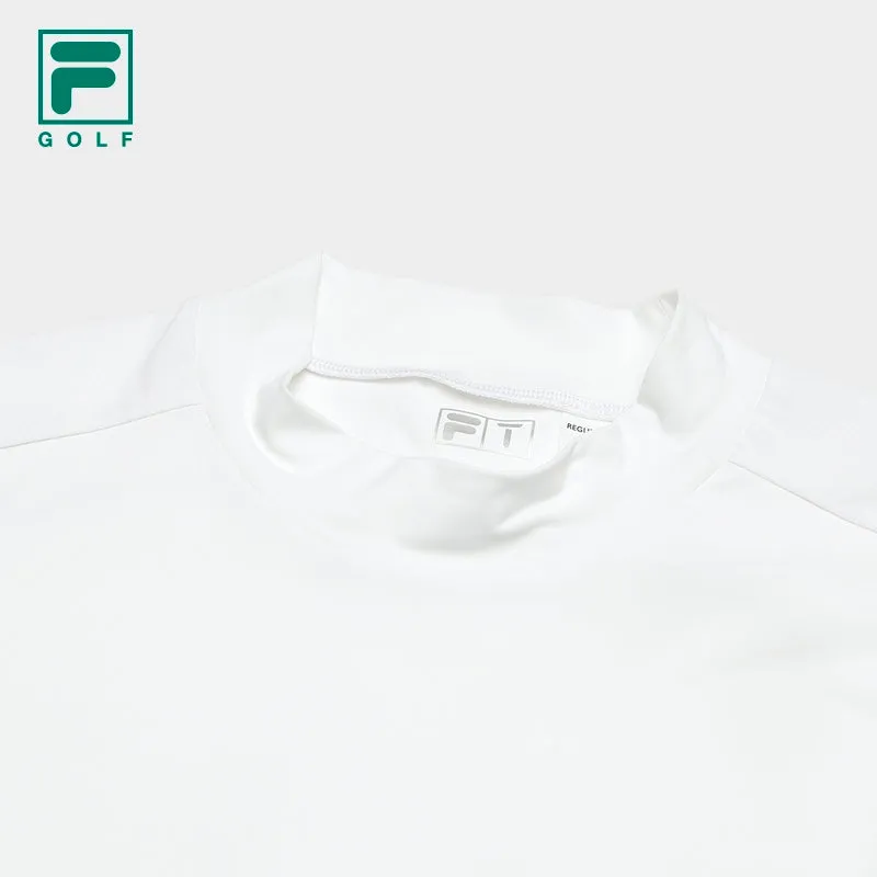 FILA CORE ATHLETICS GOLF Mens Long Sleeve Tee in White