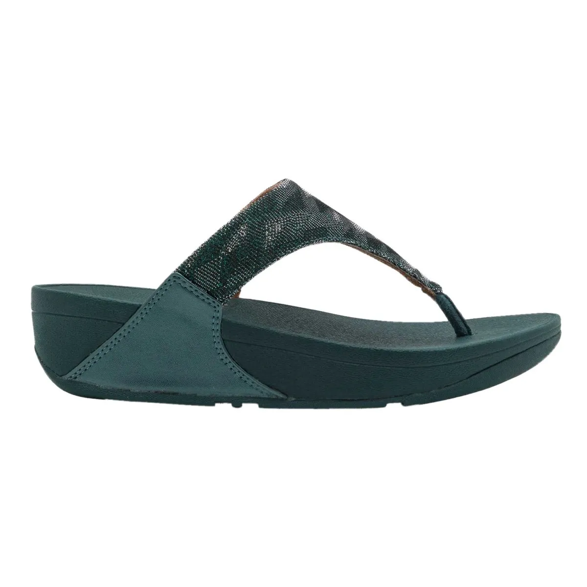 FitFlop Women's Lulu Glitz Steel Blue