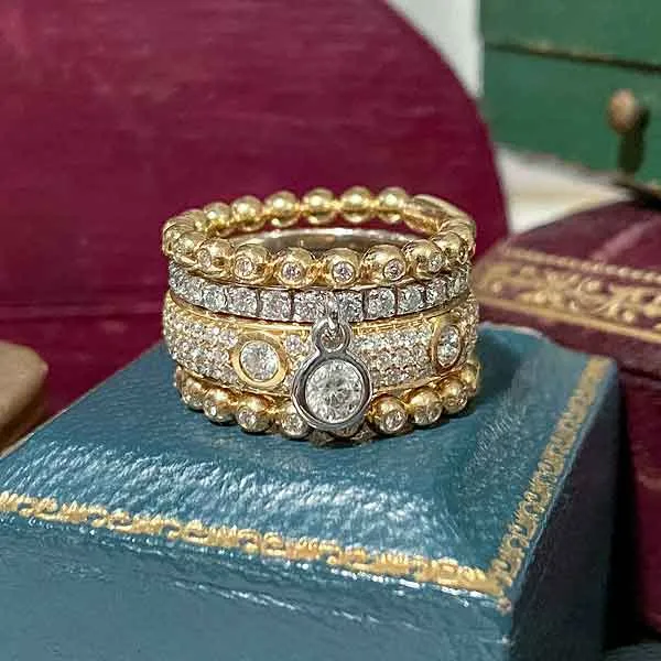 Four Diamond Band Stack