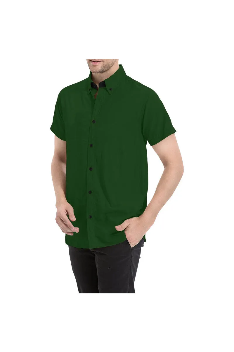 Go Green Men's All Over Print Short Sleeve Shirt