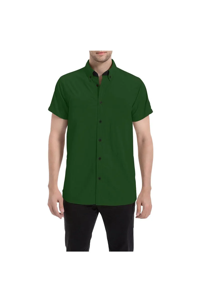 Go Green Men's All Over Print Short Sleeve Shirt