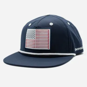 Golf Flag Unisex Active Rope Hat Navy O/S