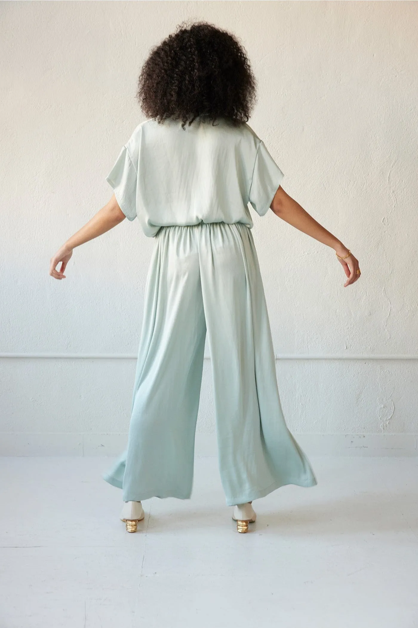 Gretchen Pant in Japanese Charmeuse