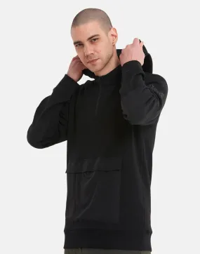 Horizon Half Zip Hoodie in Black