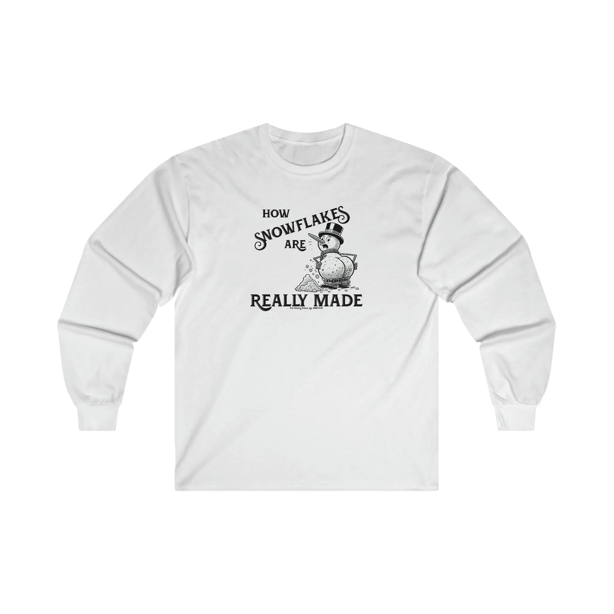 How Snowflakes Are Really Made Long Sleeve Tee