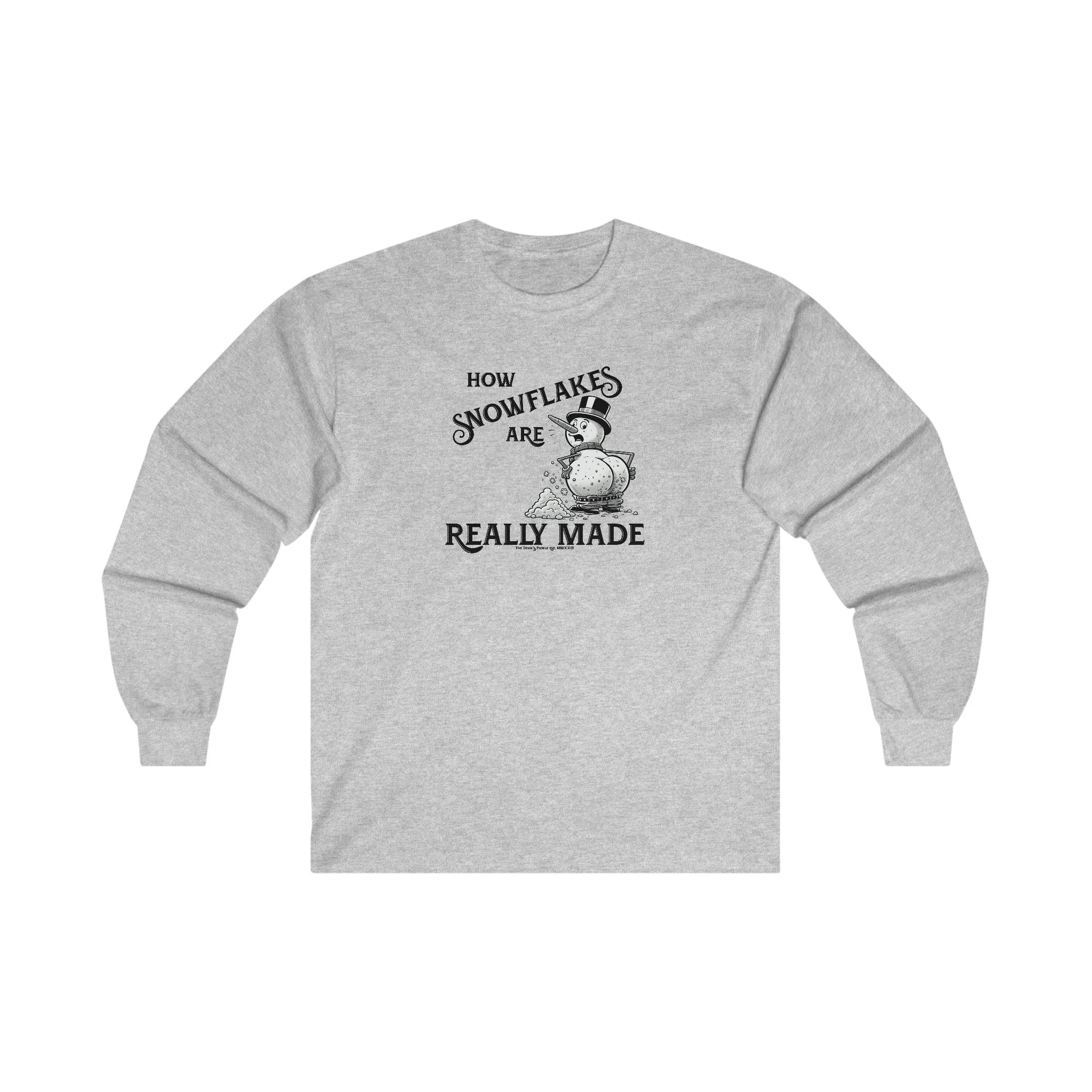 How Snowflakes Are Really Made Long Sleeve Tee