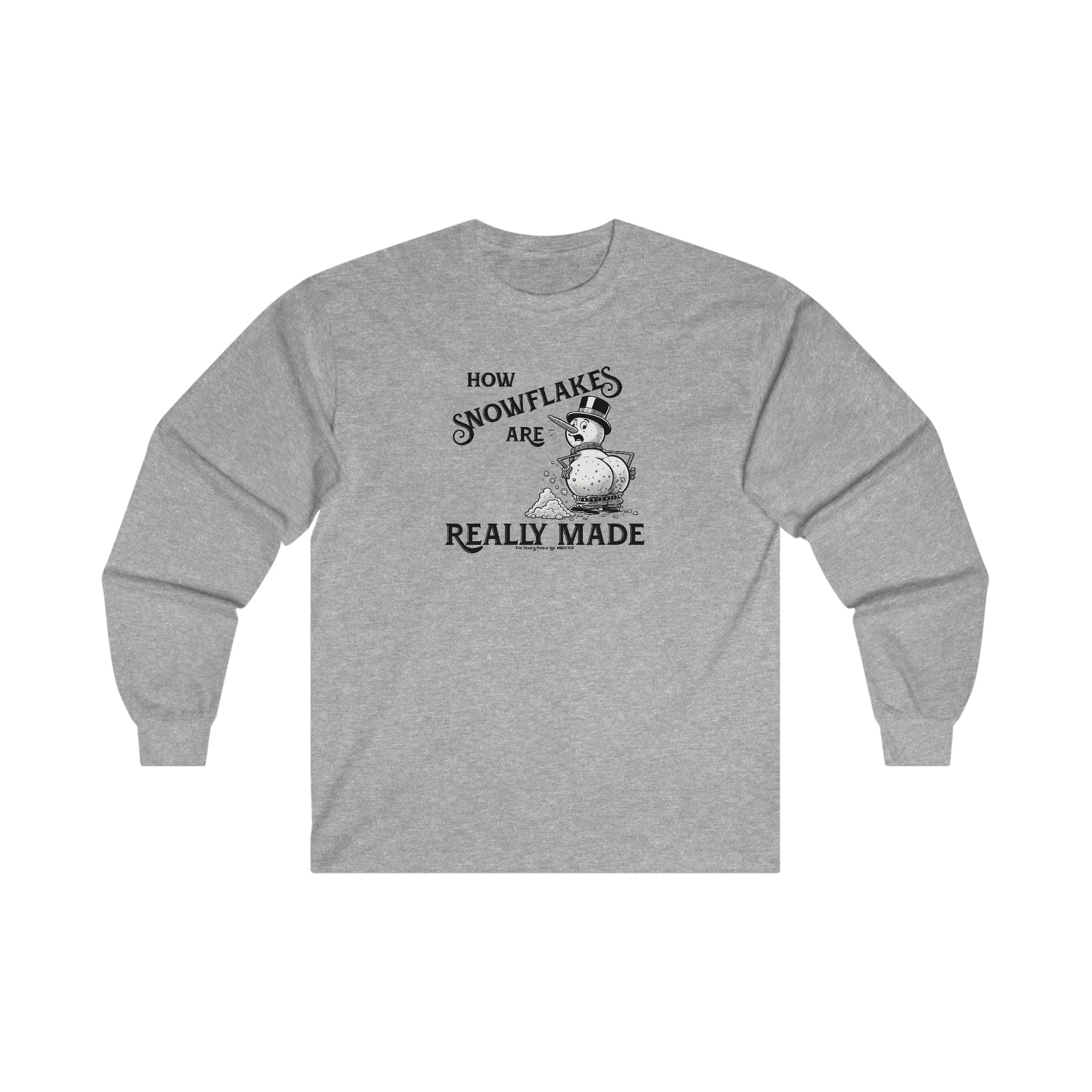 How Snowflakes Are Really Made Long Sleeve Tee