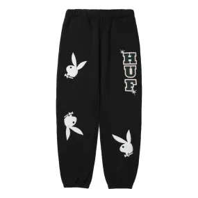 HUF RABBIT HEAD FLEECE PANT-BLACK