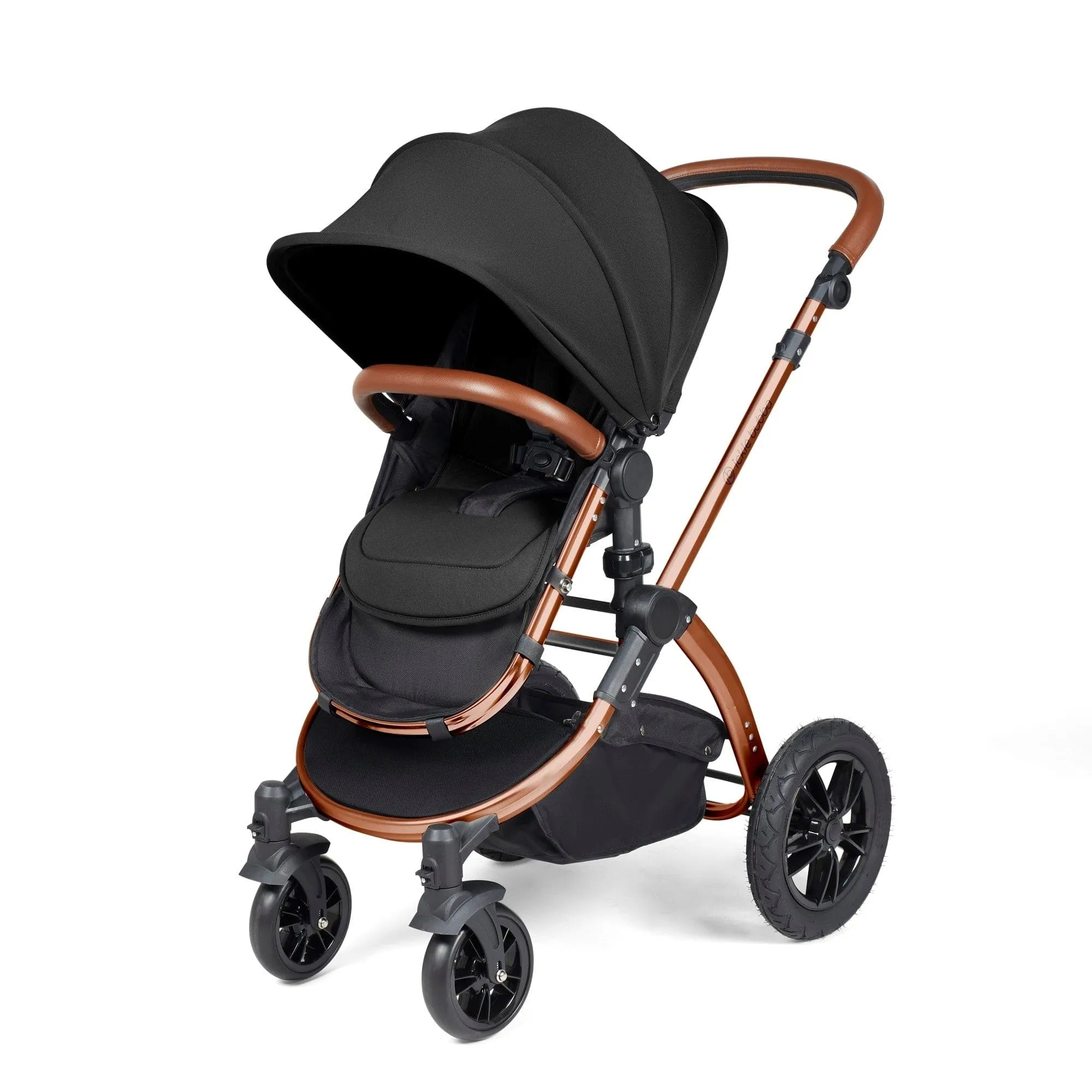 Ickle Bubba Stomp Luxe 3-in-1 I-Size Travel System - Bronze / Midnight / Tan