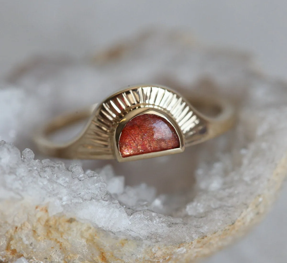 Ingrid Opal Ring Set