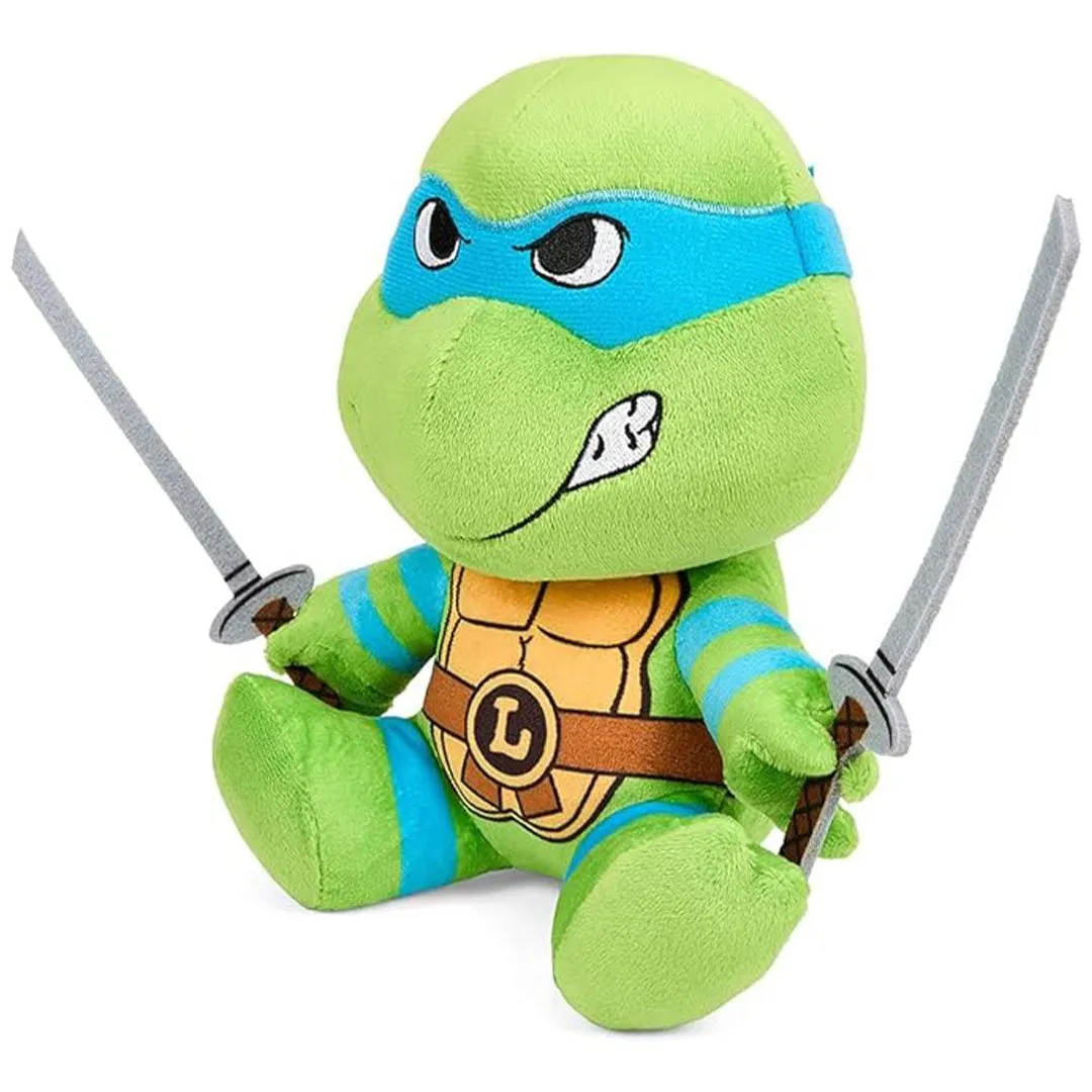 Kidrobot Teenage Mutant Ninja Turtles 7.5 Leonardo Phunny Plush