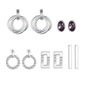 Knot Hoop Earring Set