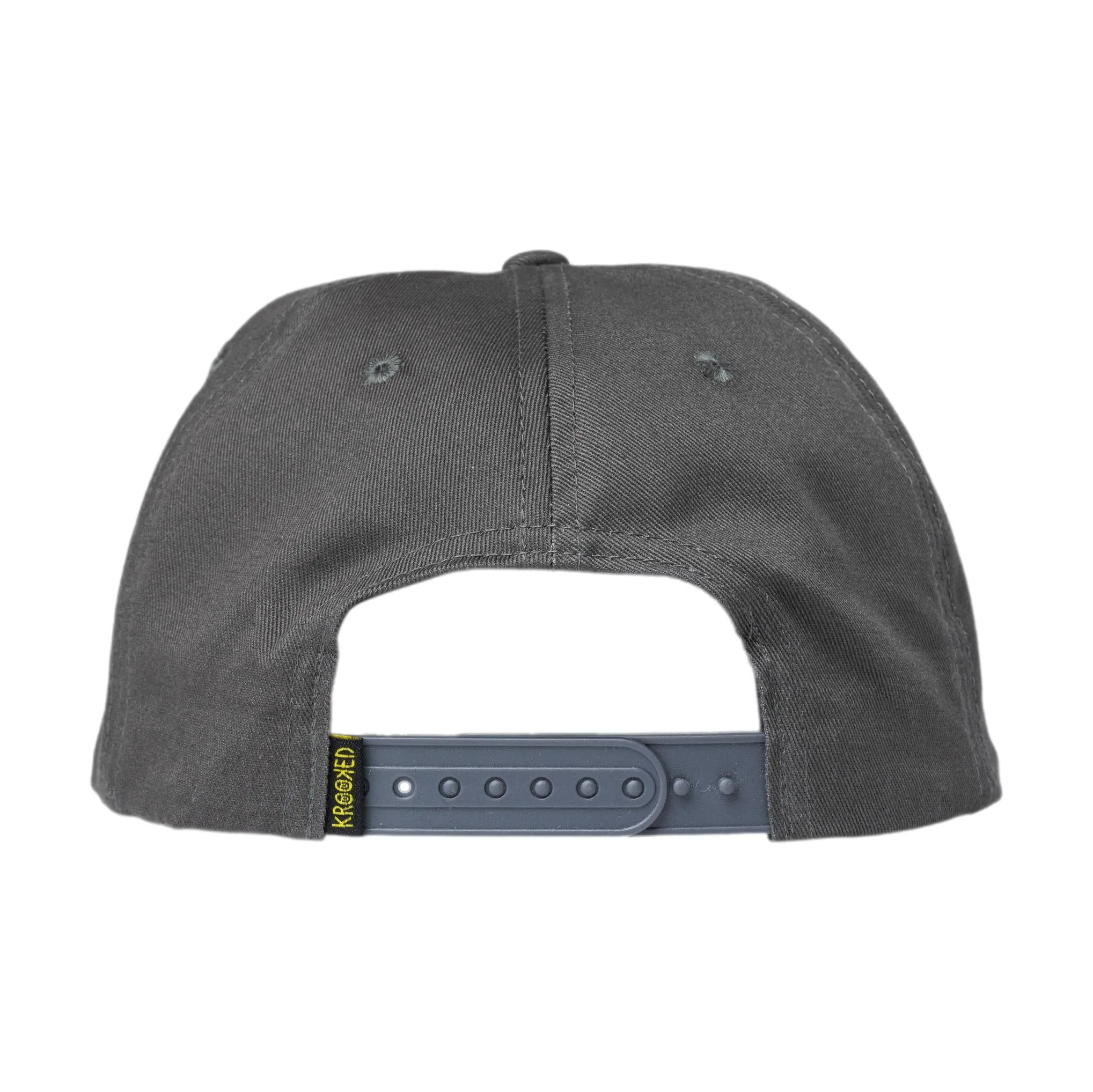 Krooked Adjustable Krooked Eyes Snapback Silver