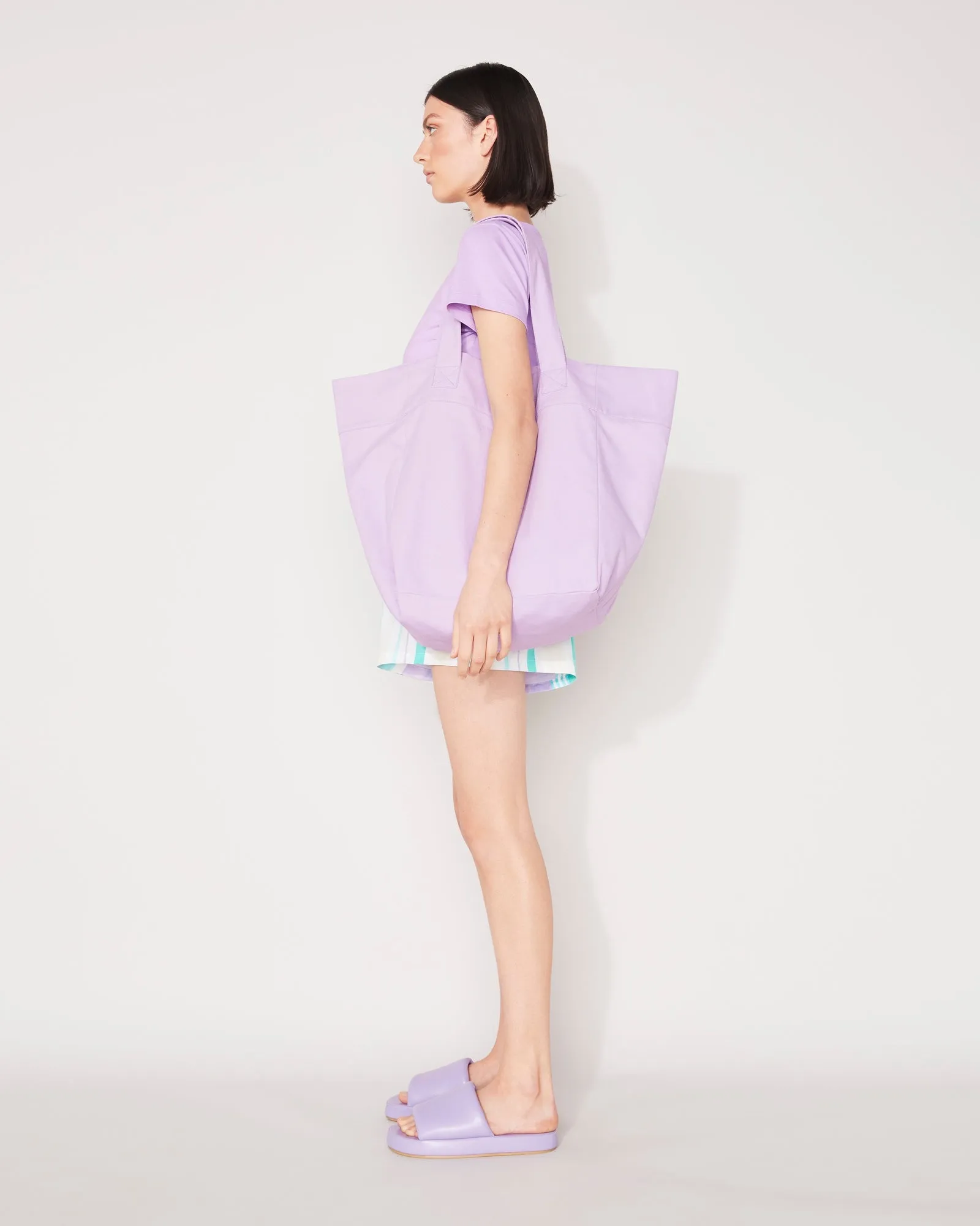 LARGE TOTE - PASTEL LILAC