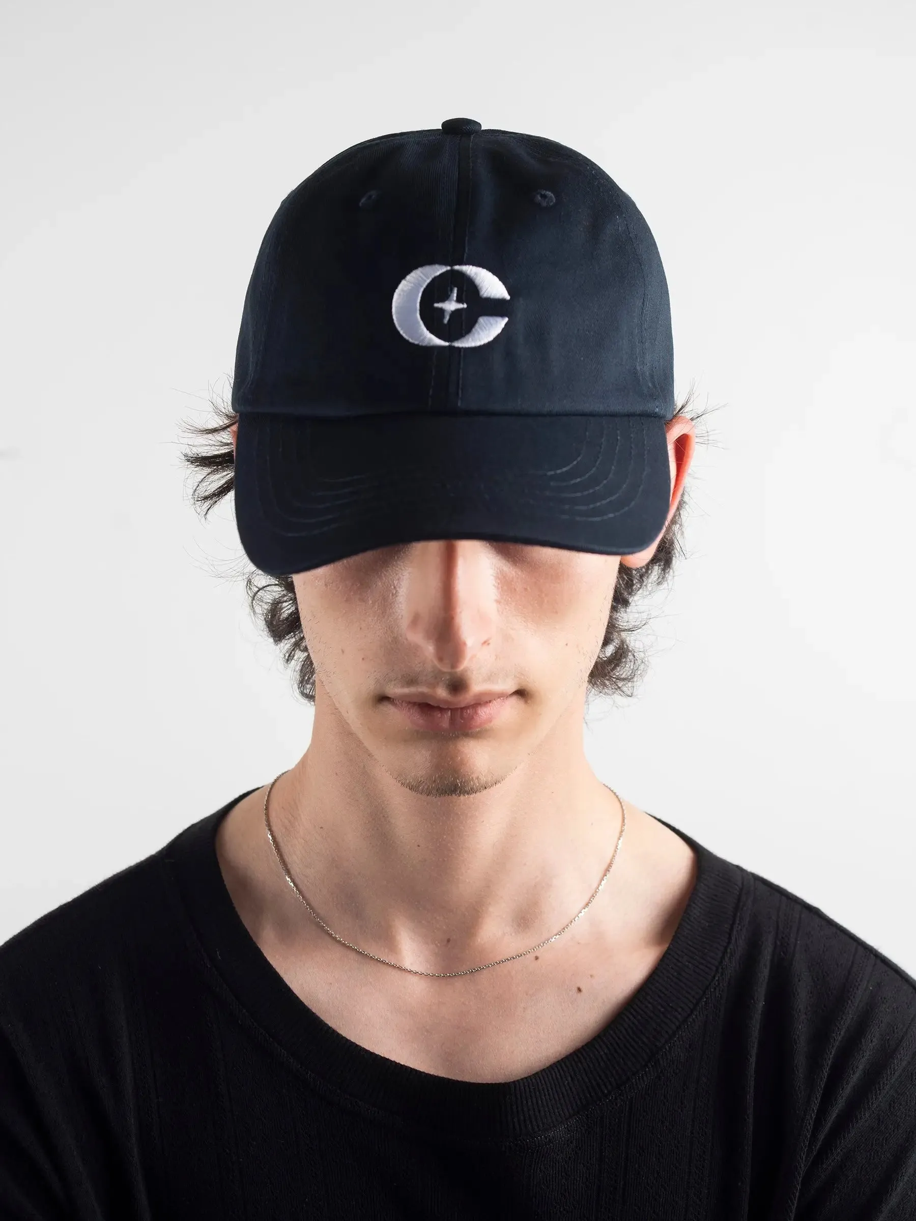 Leaping Into The Void 6 Panel Cap | Midnight Blue