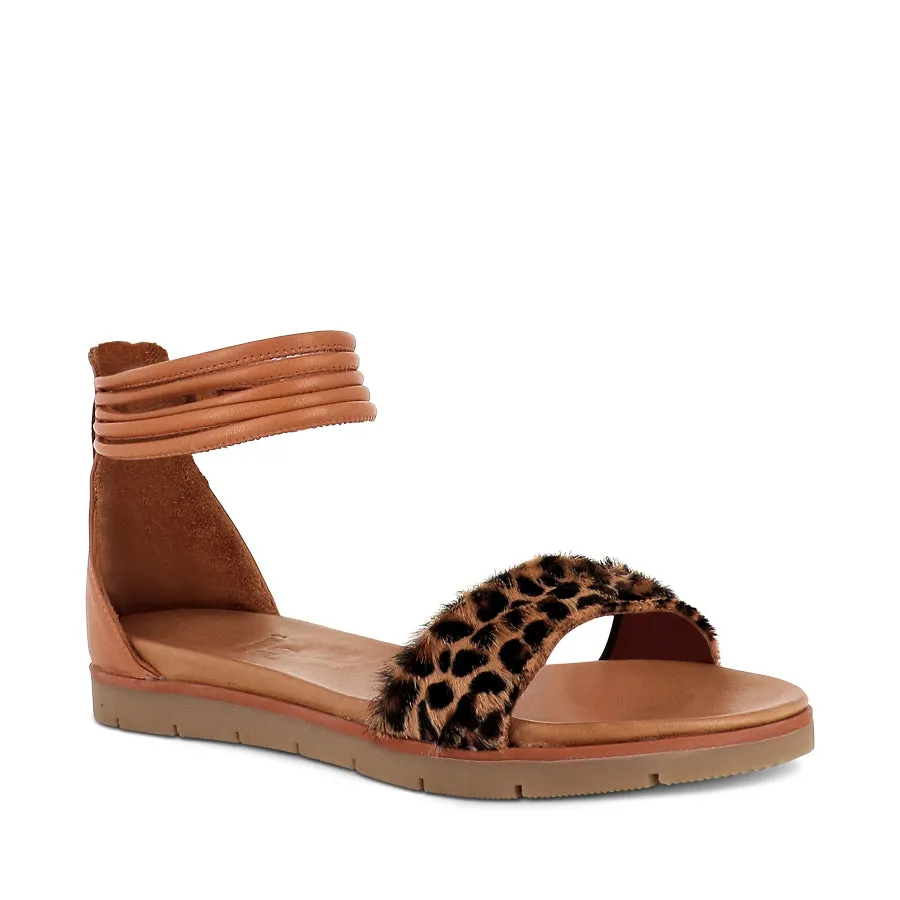 LUCILLE ANIMAL - OCELOT LEOPARD LEATHER