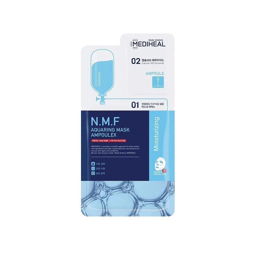 Mascarilla facial Mediheal N.M.F Aquaring Mask Ampoulex 27ml   3ml