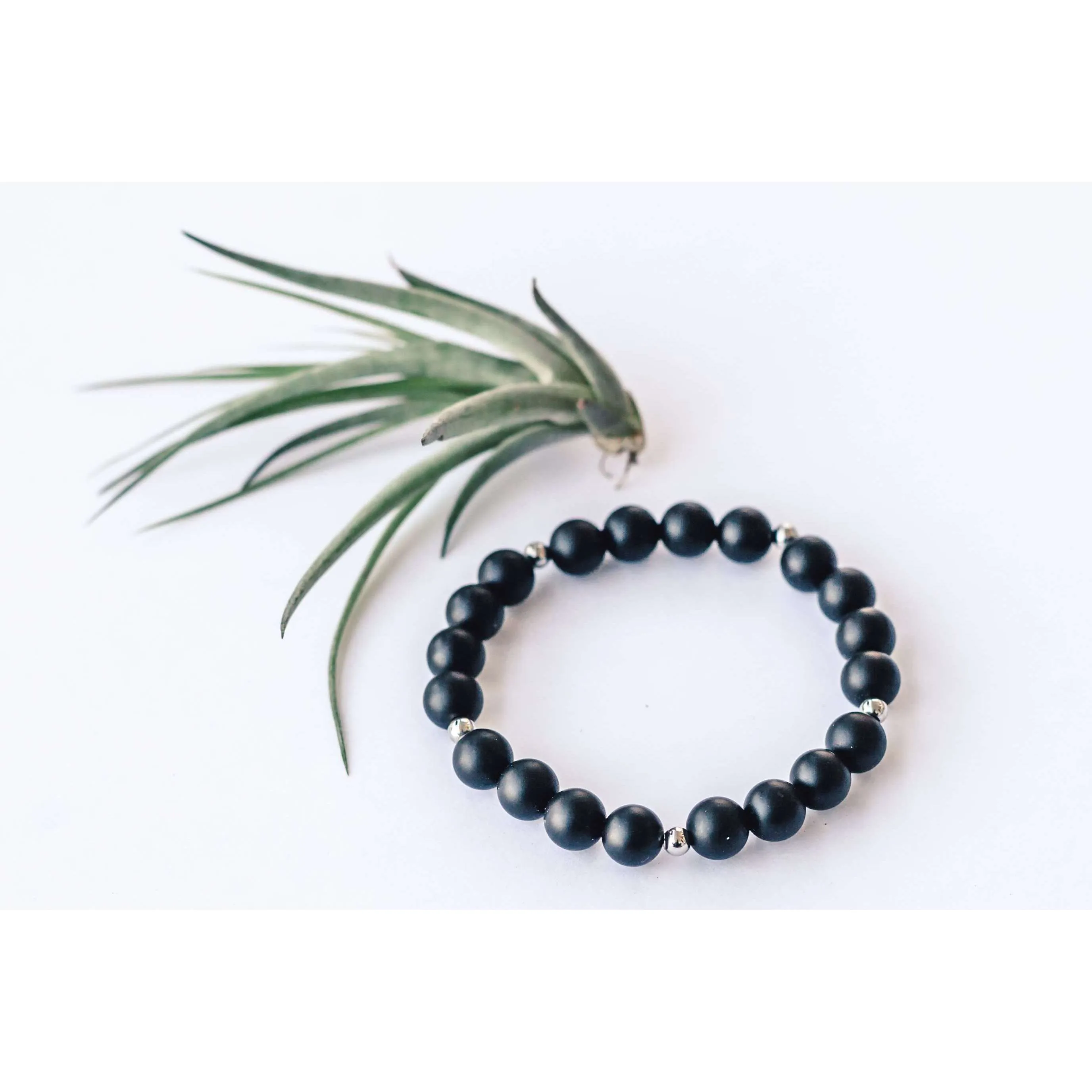 Matte Black Onyx Bracelet