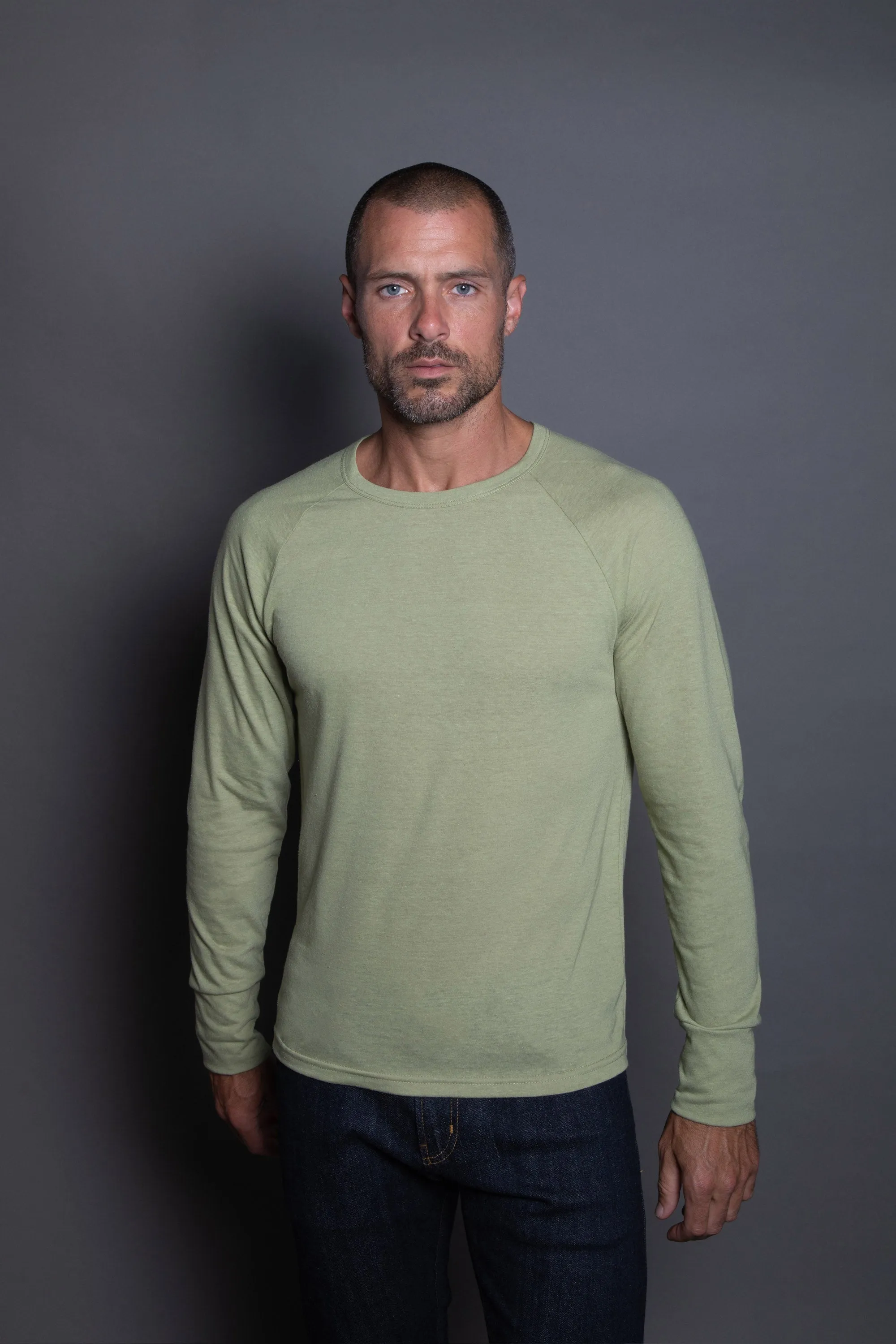 Men's Cameron Tri-Blend Long Sleeve Tee