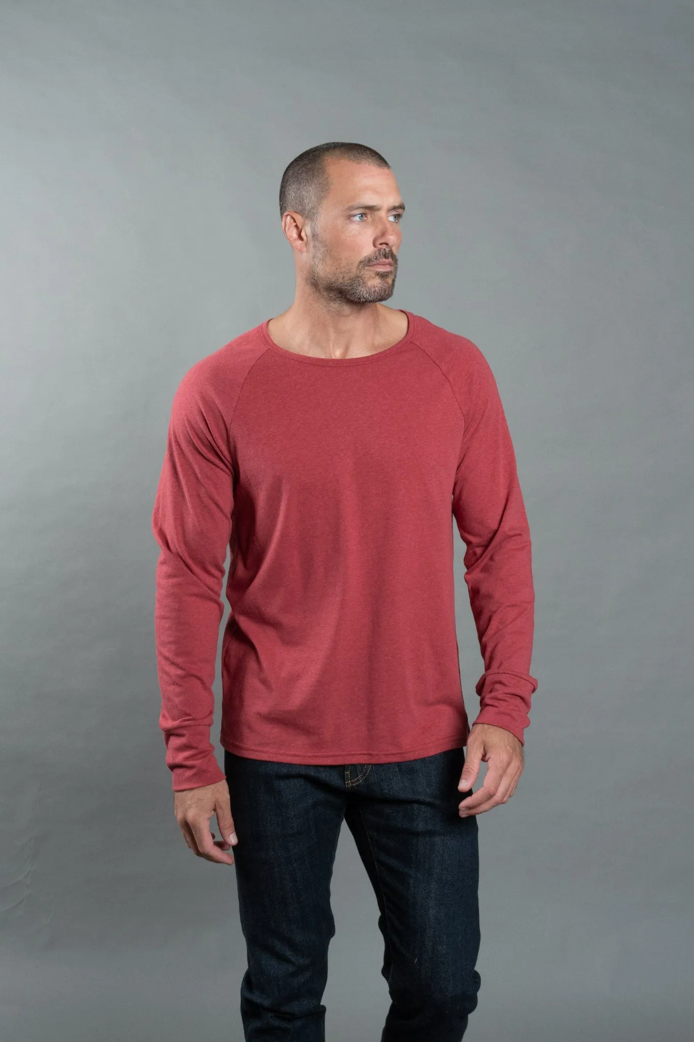 Men's Cameron Tri-Blend Long Sleeve Tee