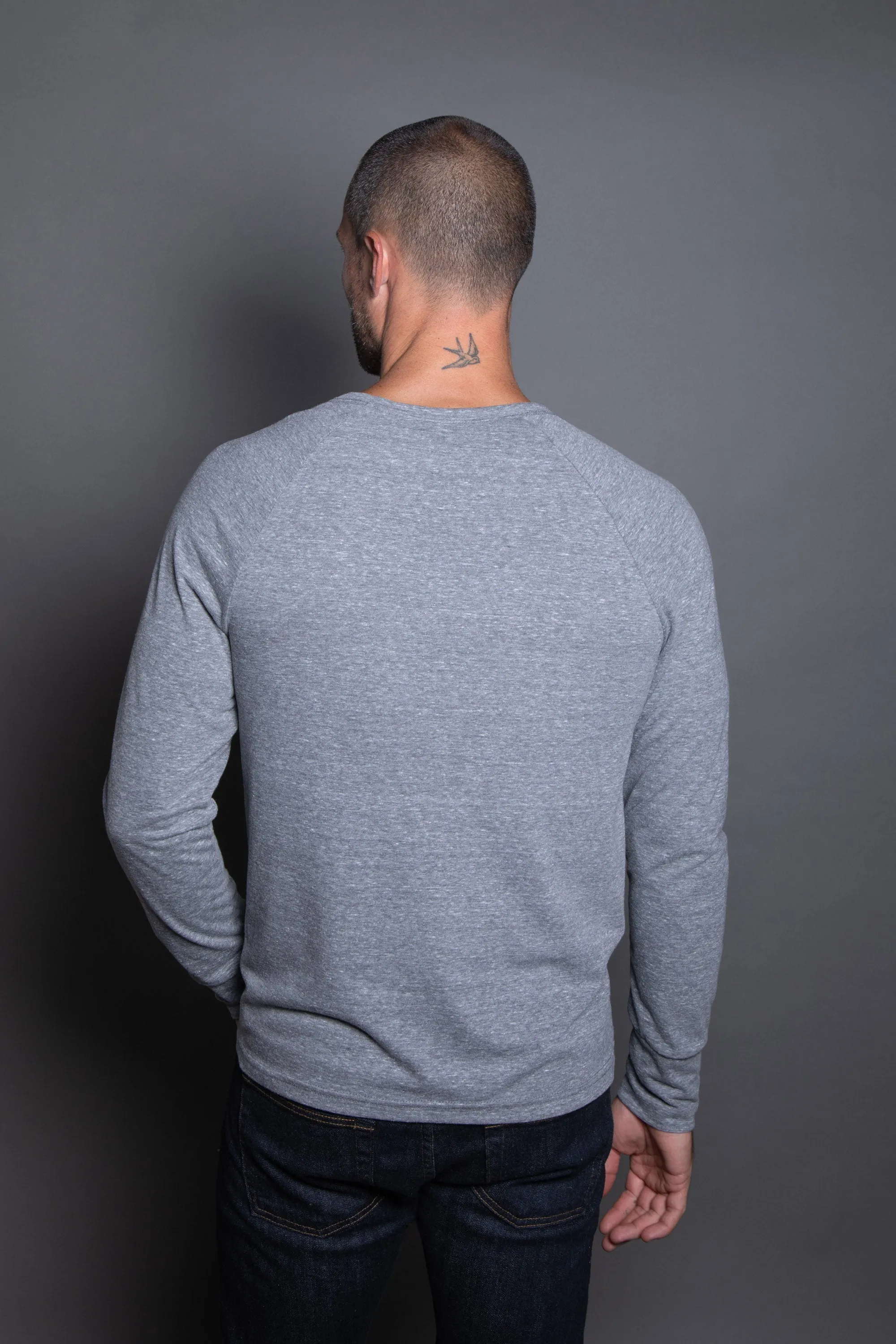 Men's Cameron Tri-Blend Long Sleeve Tee