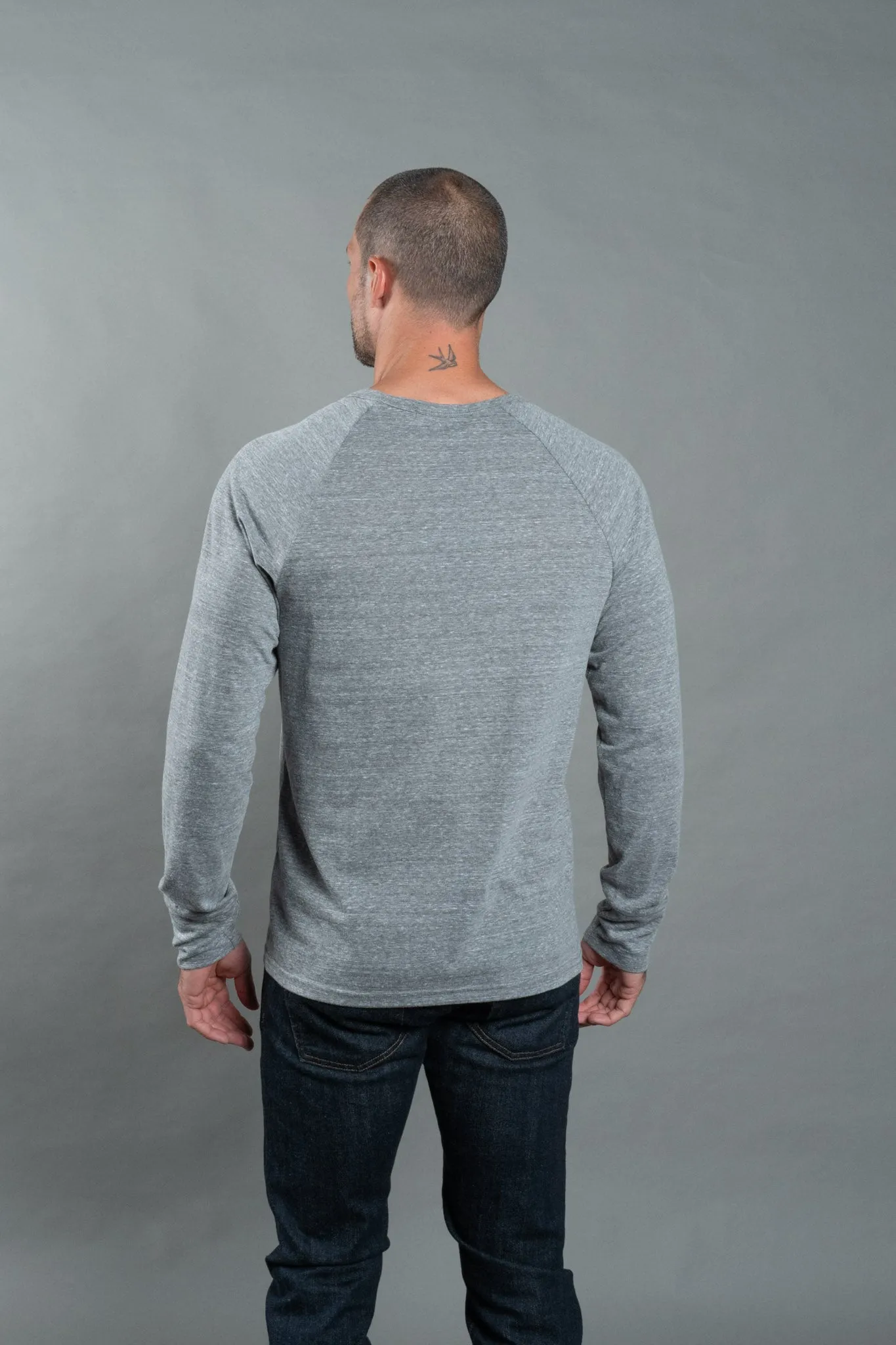 Men's Cameron Tri-Blend Long Sleeve Tee