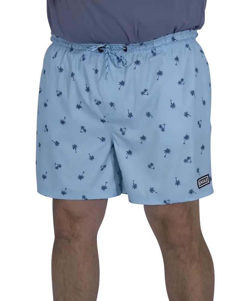 Mens Palm Tree Board Shorts