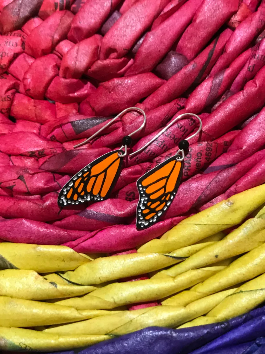 Monarch Butterfly Wing Dangles by Sienna Sky