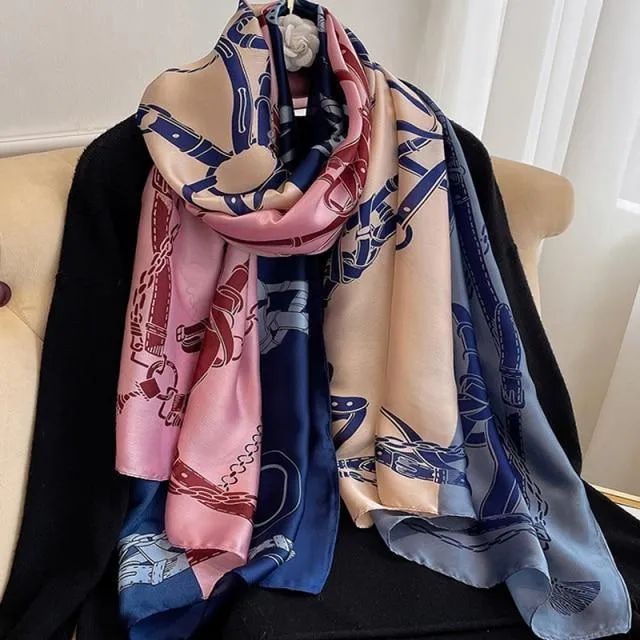 Muffler Silk Scarves