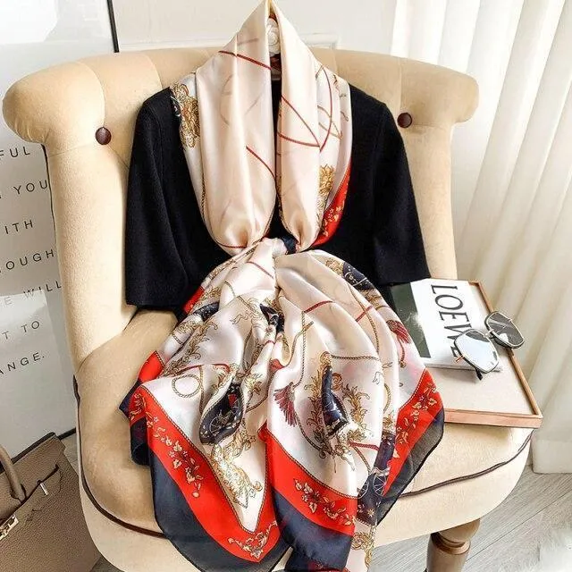 Muffler Silk Scarves