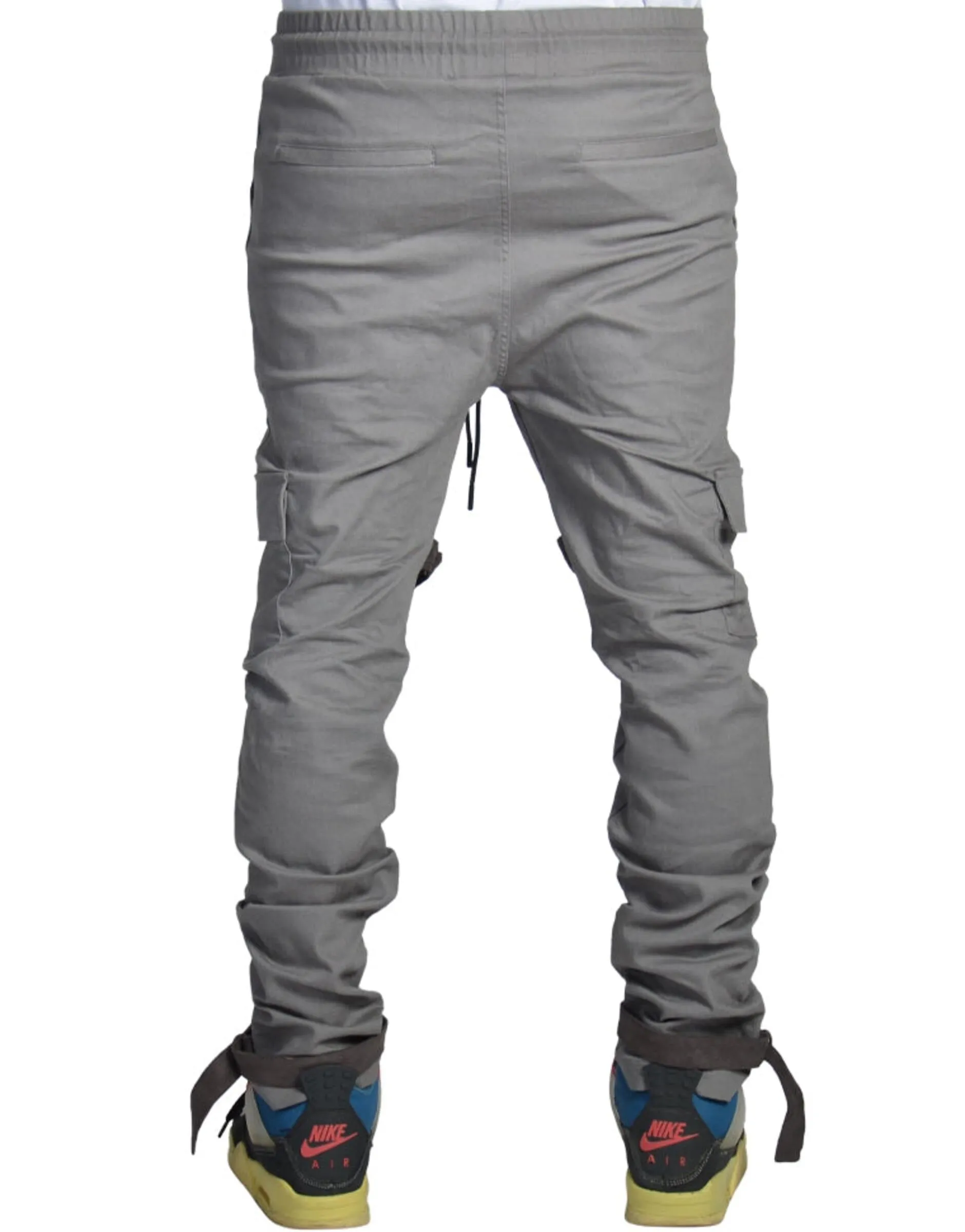 New Sphere Pouch Strap Cargo Pants (Grey) /C7