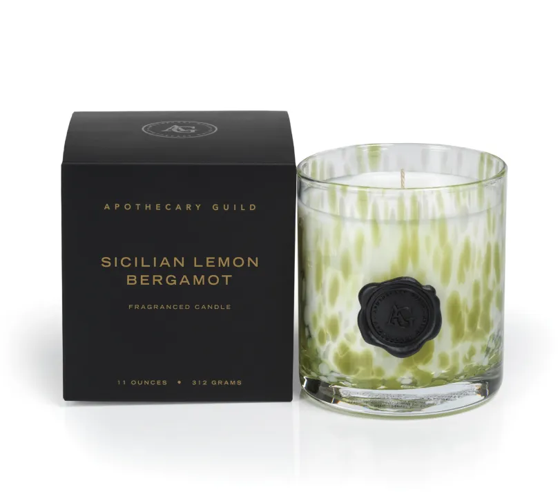 Opal Glass Candle - Sicilian Lemon Bergamot