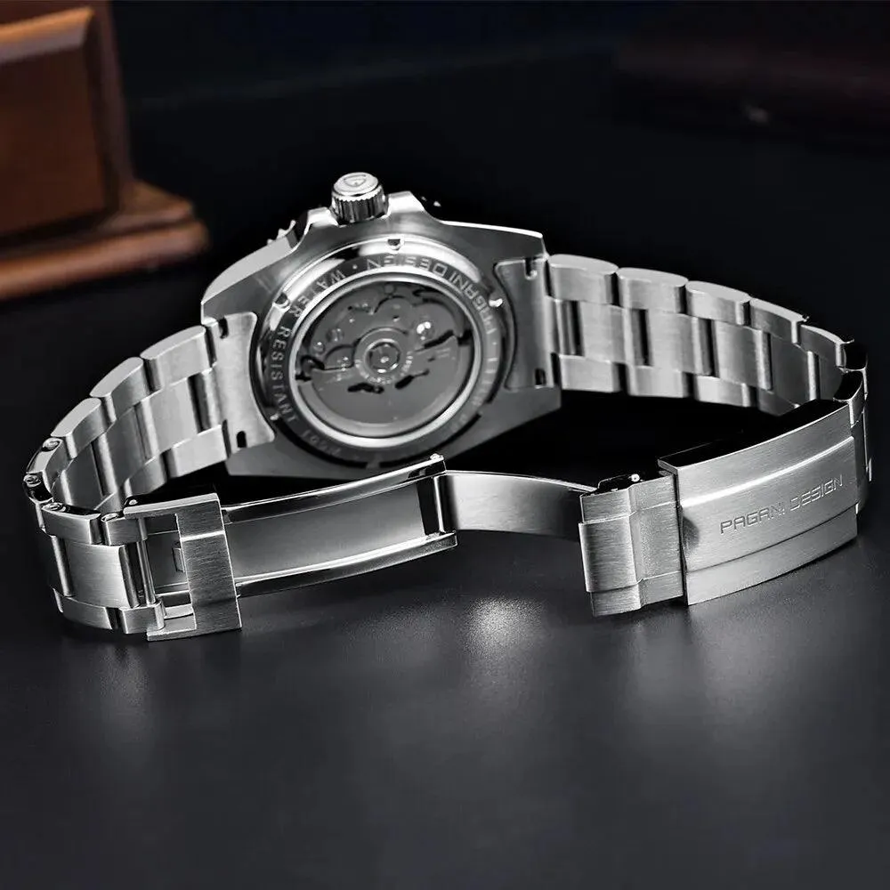 PD1758 Men's Simple Watch  - Stainless Steel Automatic Mechanical Wristwatches