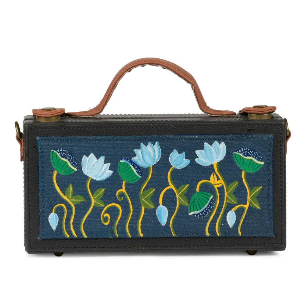 Pichwai trendy Hand Painted crossbody Clutch Bag for Women