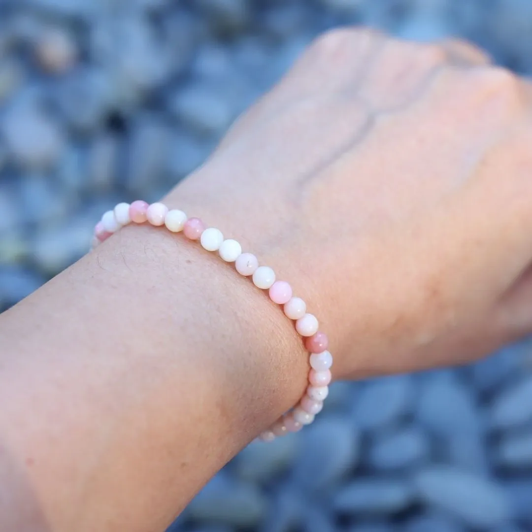 Pink Opal Delicate Bracelet