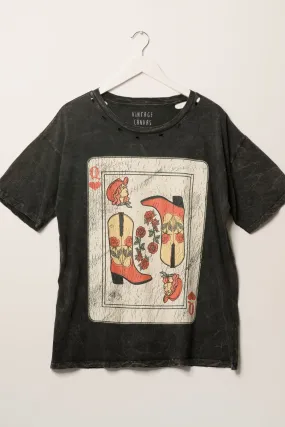 Queen of Hearts Tee