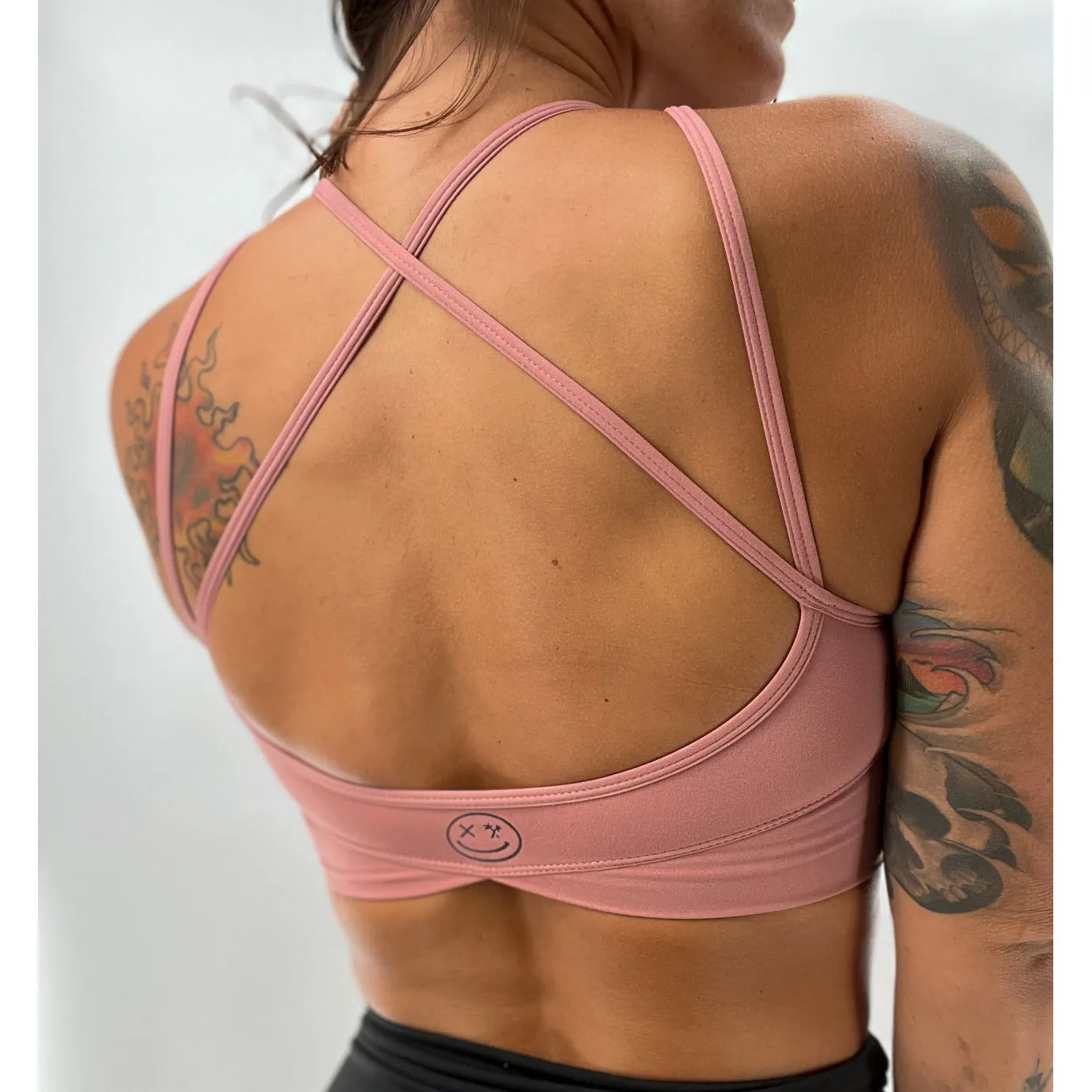 Salty Savage Ladies "FIT Fuck, I’m Tired” V Cut Sports Bra