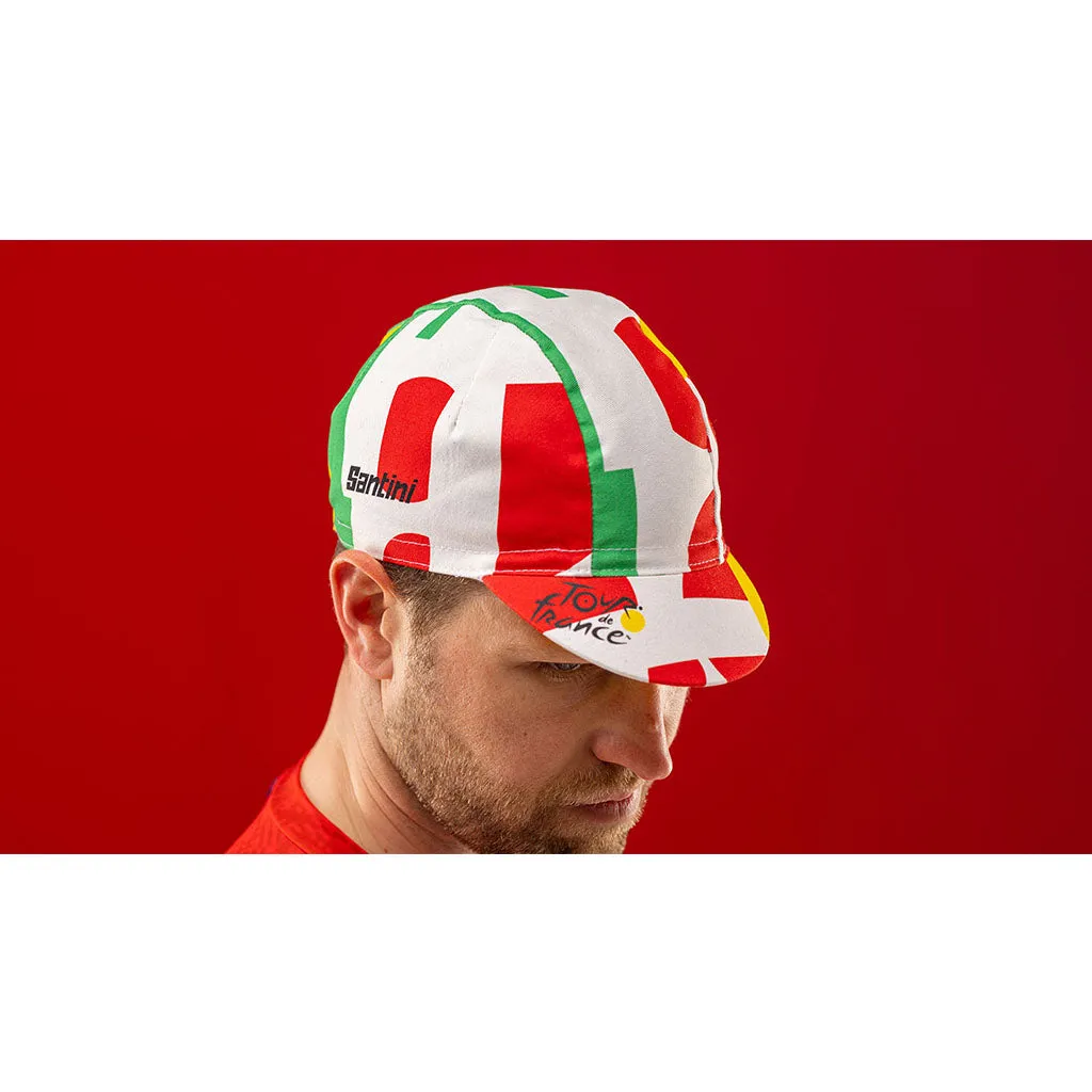 Santini TDF Gran Depart Copenhague Cycling Cap - Print