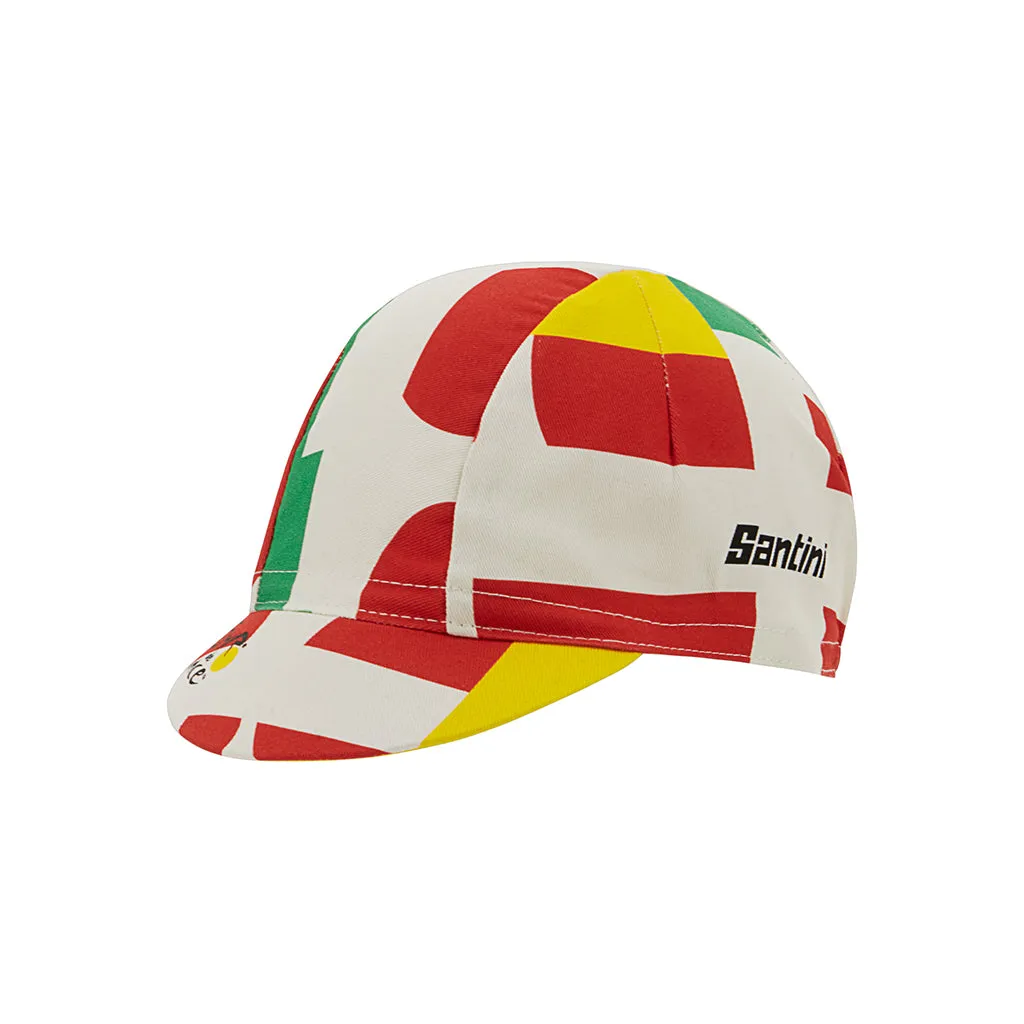 Santini TDF Gran Depart Copenhague Cycling Cap - Print