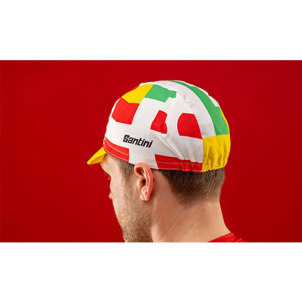 Santini TDF Gran Depart Copenhague Cycling Cap - Print