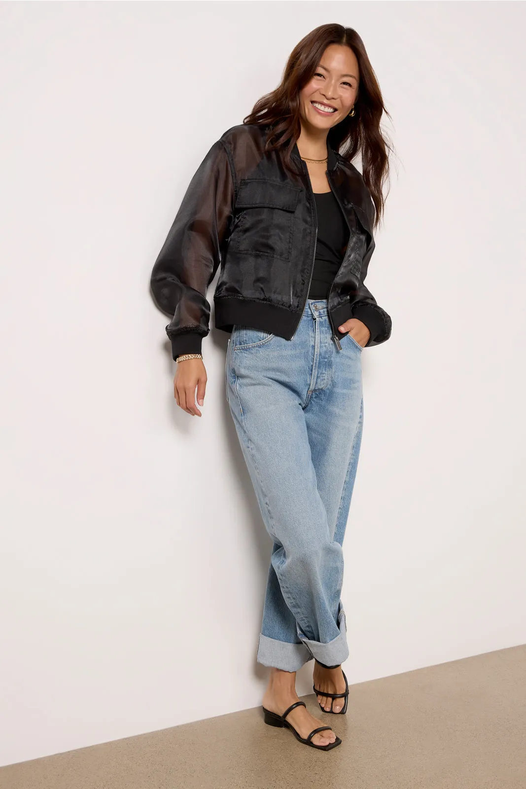 Skyline Organza Bomber