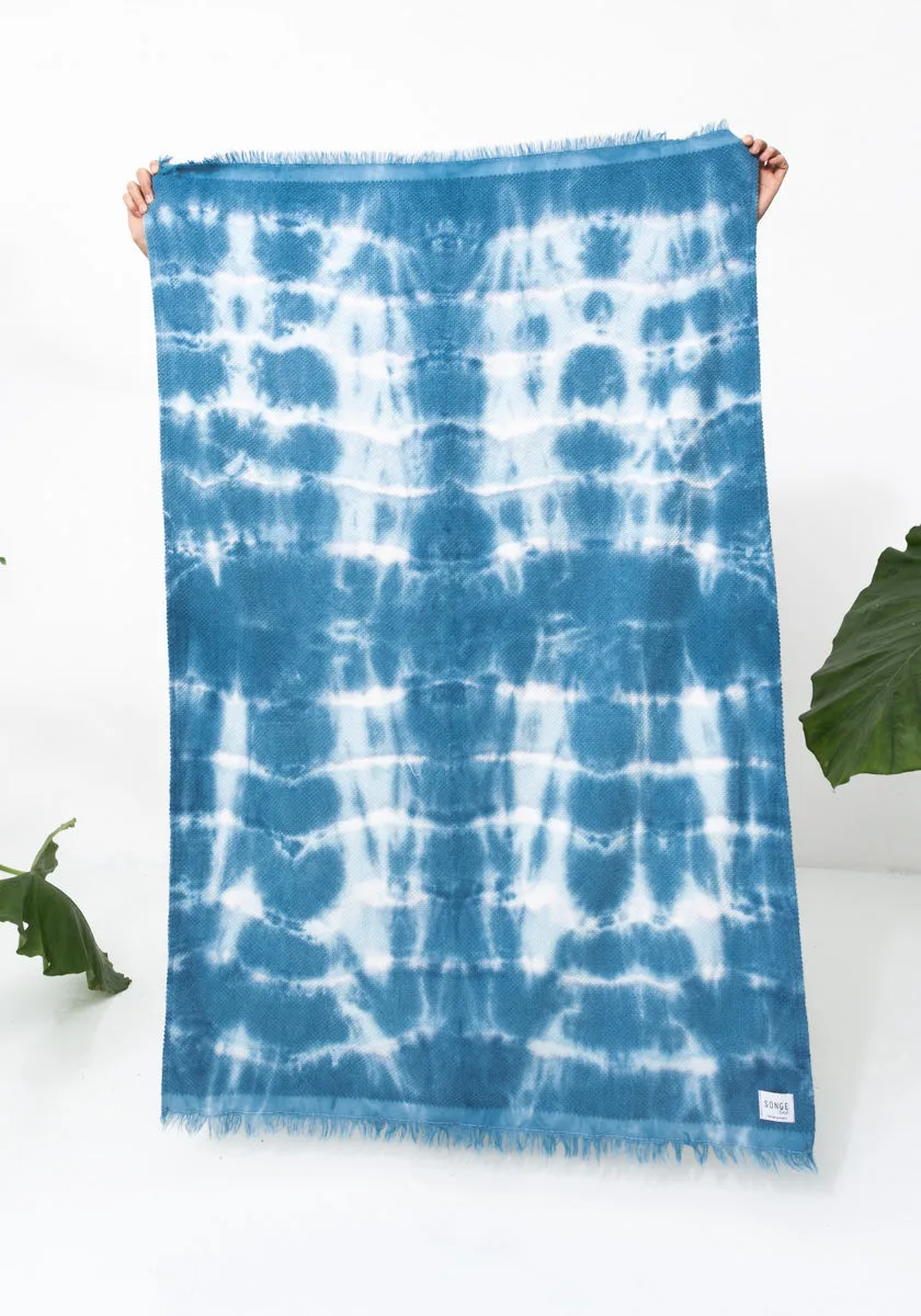 SONGE CASA Azul - Drap de plage Tie & Dye