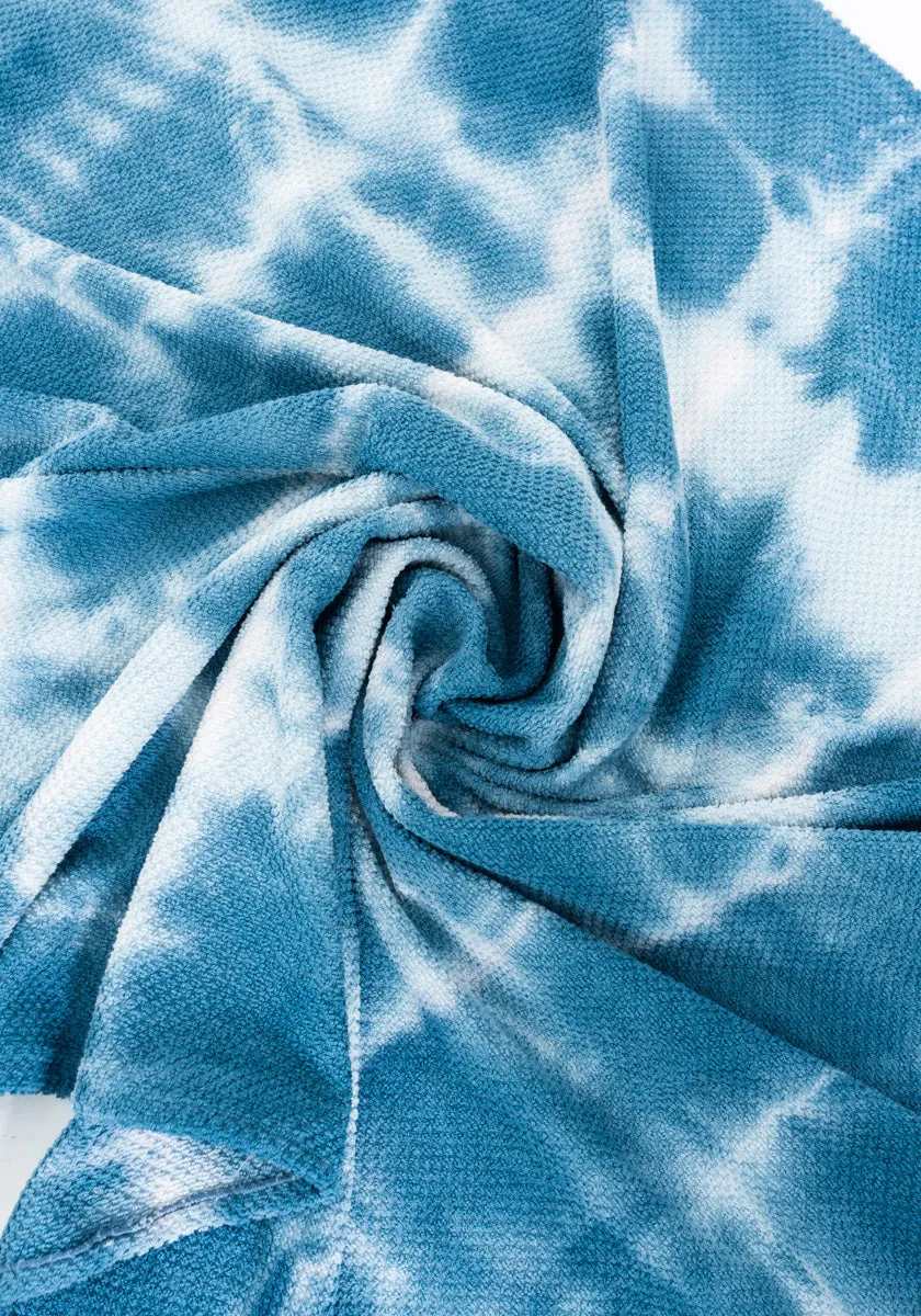 SONGE CASA Azul - Drap de plage Tie & Dye