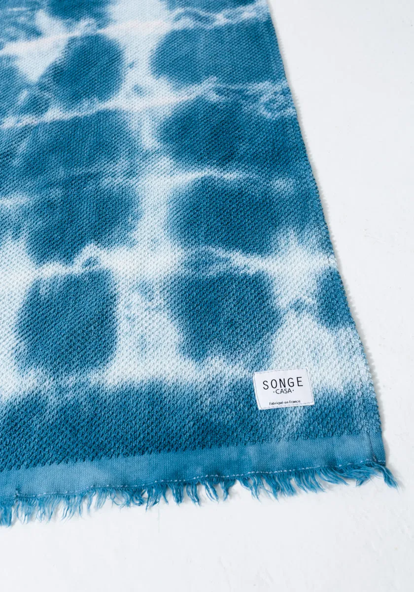 SONGE CASA Azul - Drap de plage Tie & Dye