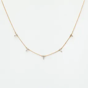 Stack Baguette Chain Necklace