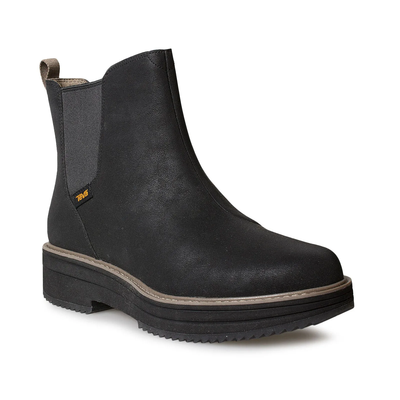 Teva Midform Chelsea Black Boots - Women's