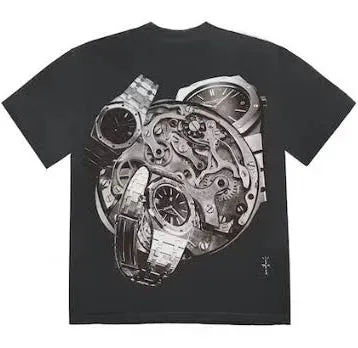 Travis Scott CJ x Audemars Piguet Collage Tee "Black"