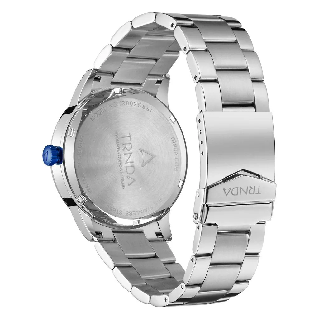 Trnda Stainless Steel Men's Watch TR002G5S1-B4S